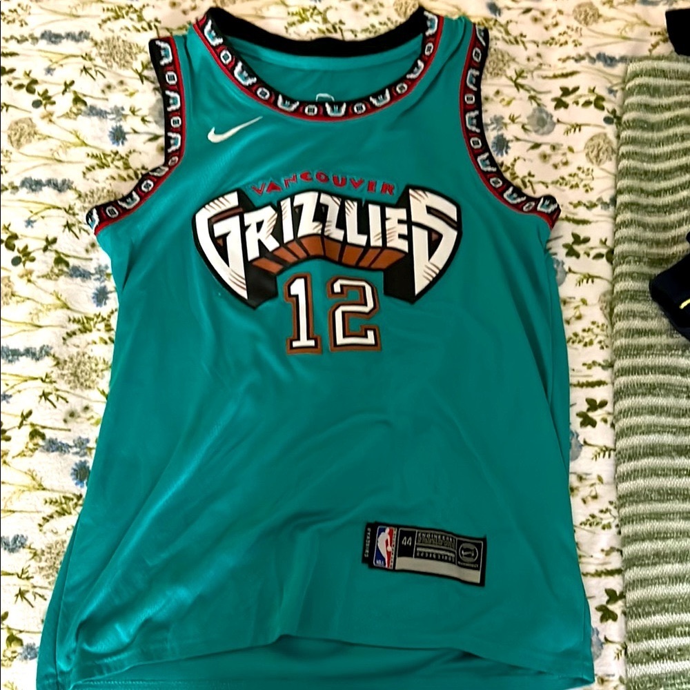 Nike Vancouver Grizzlies Teal Jersey